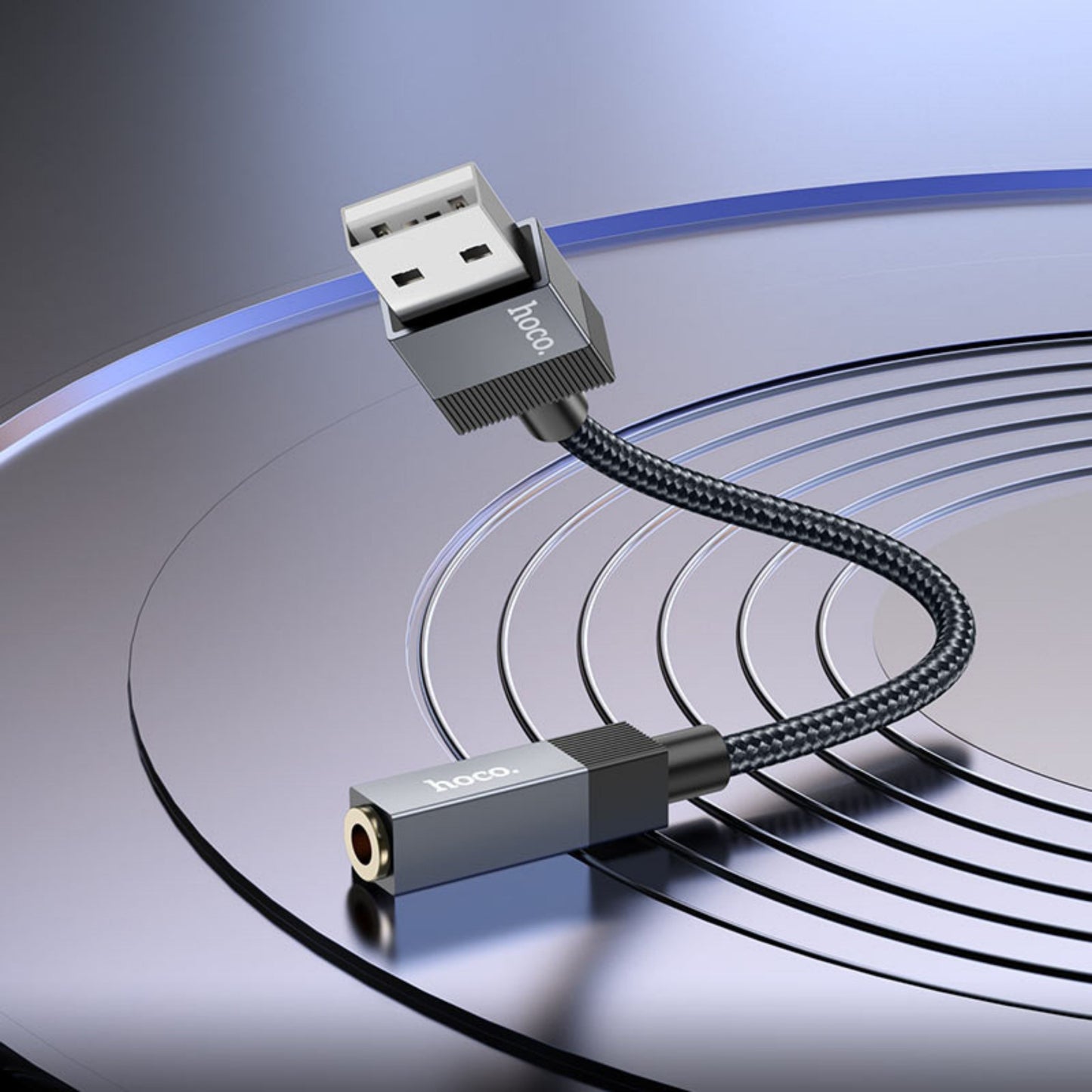 Hoco UPA32D USB-A Audio Adapter