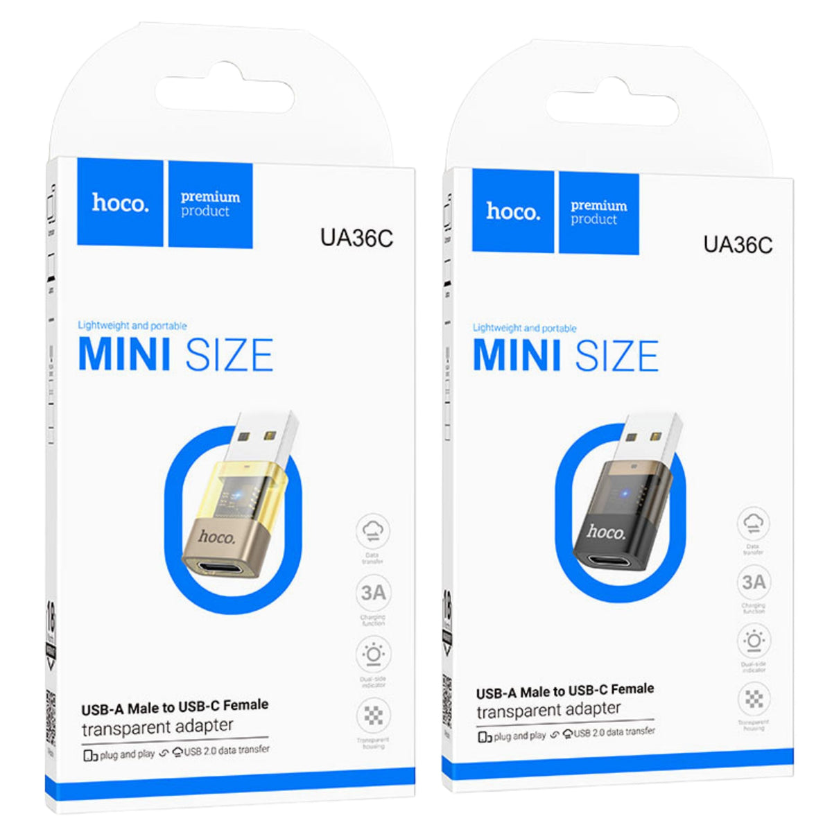 Hoco UA36C USB-A to Type-C Adapter