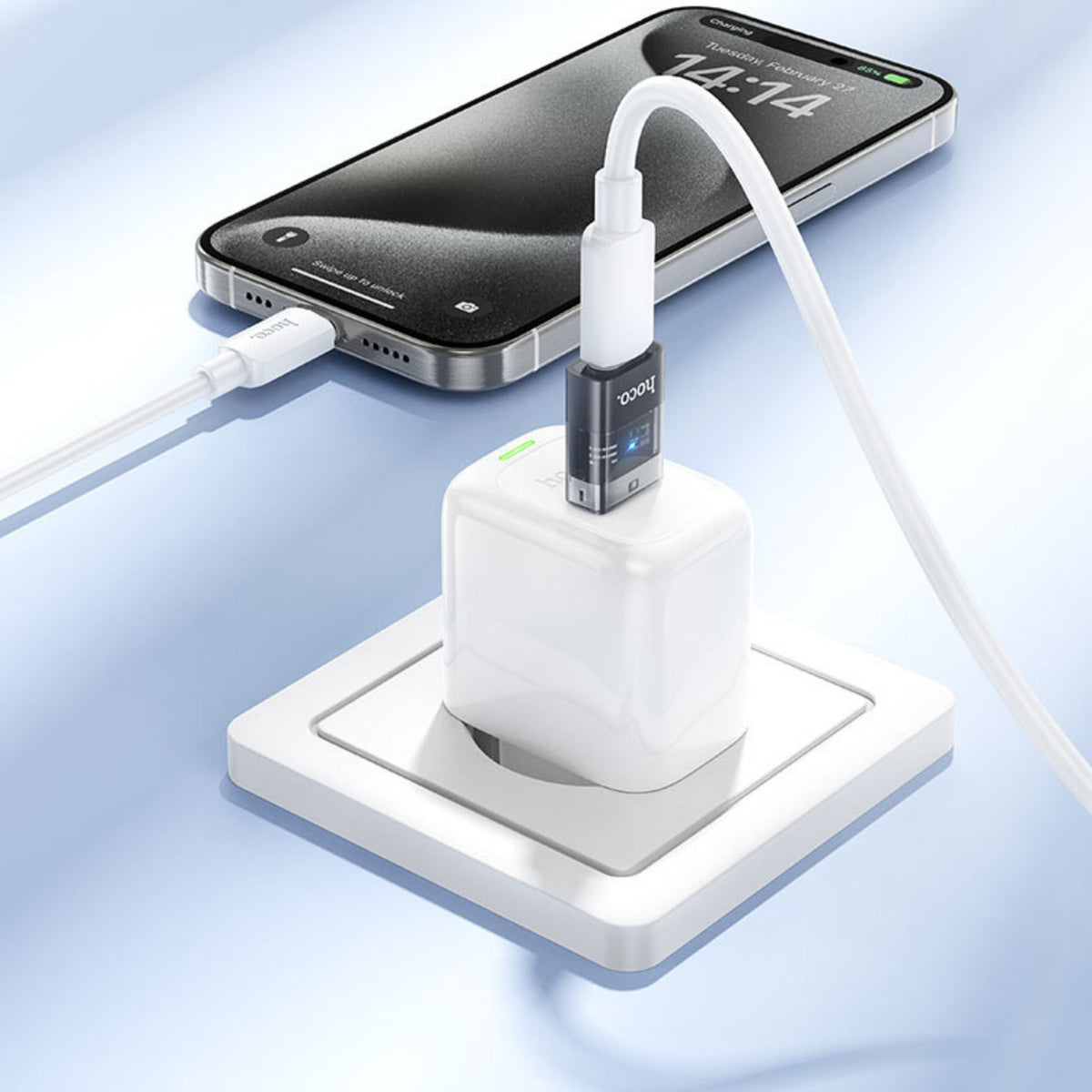 Hoco UA36C USB-A to Type-C Adapter