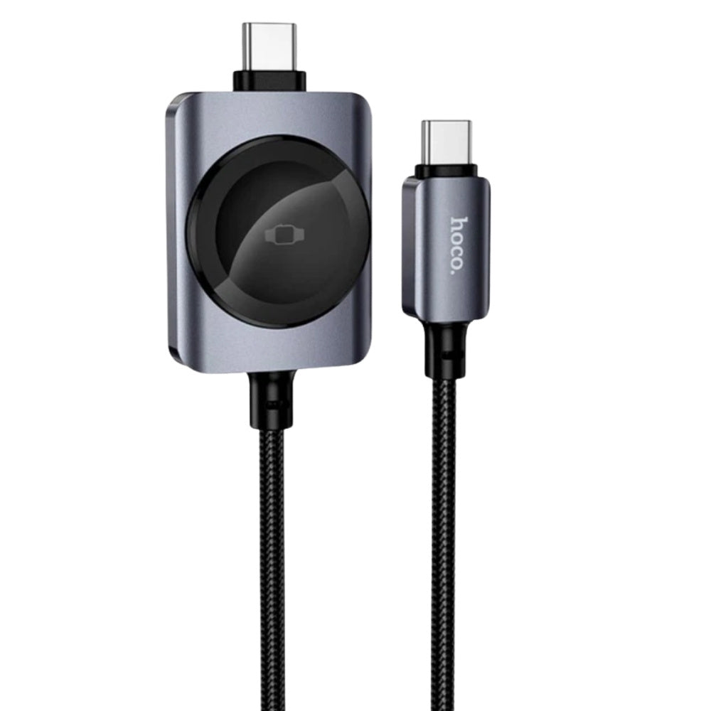 Hoco CW66 2-in-1 Cable with Apple Watch Charger