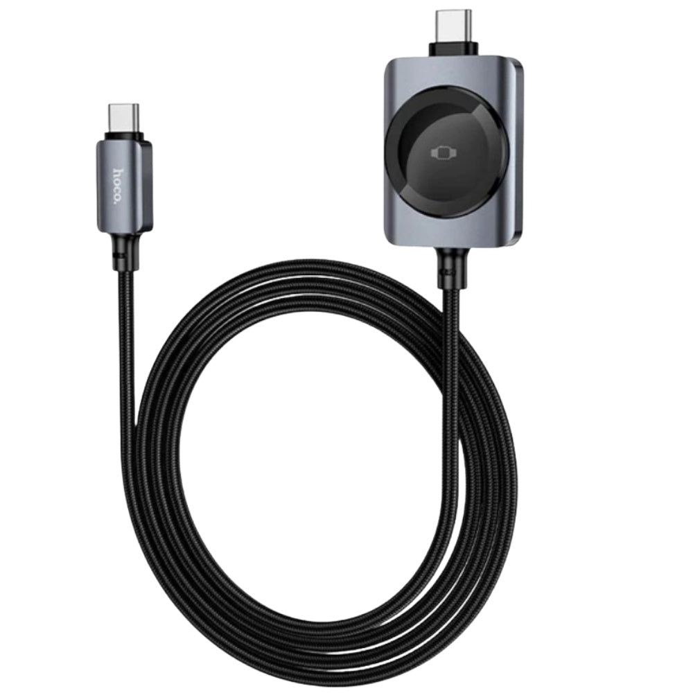Hoco CW66 2-in-1 Cable with Apple Watch Charger