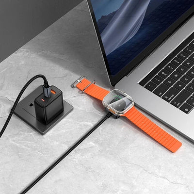 Hoco CW66 2-in-1 Cable with Apple Watch Charger