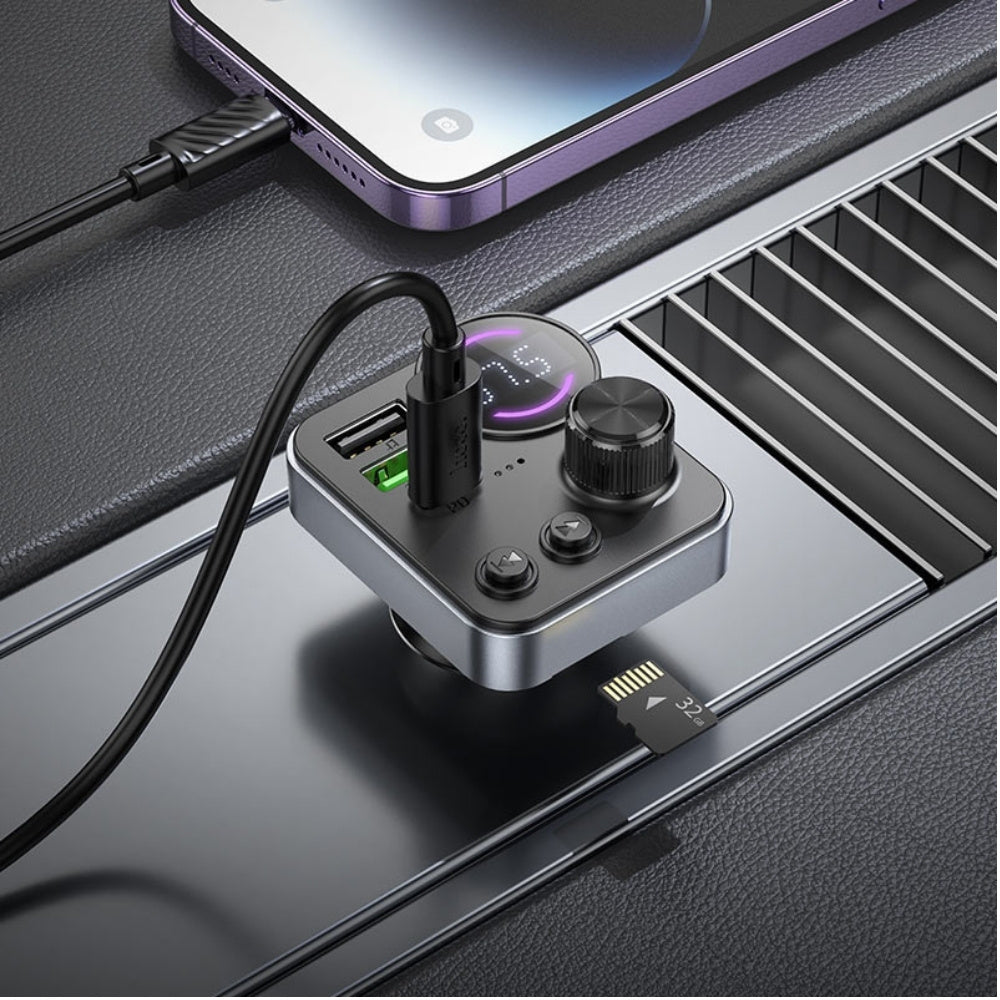 Hoco E86 FM Transmitter and Car Charger