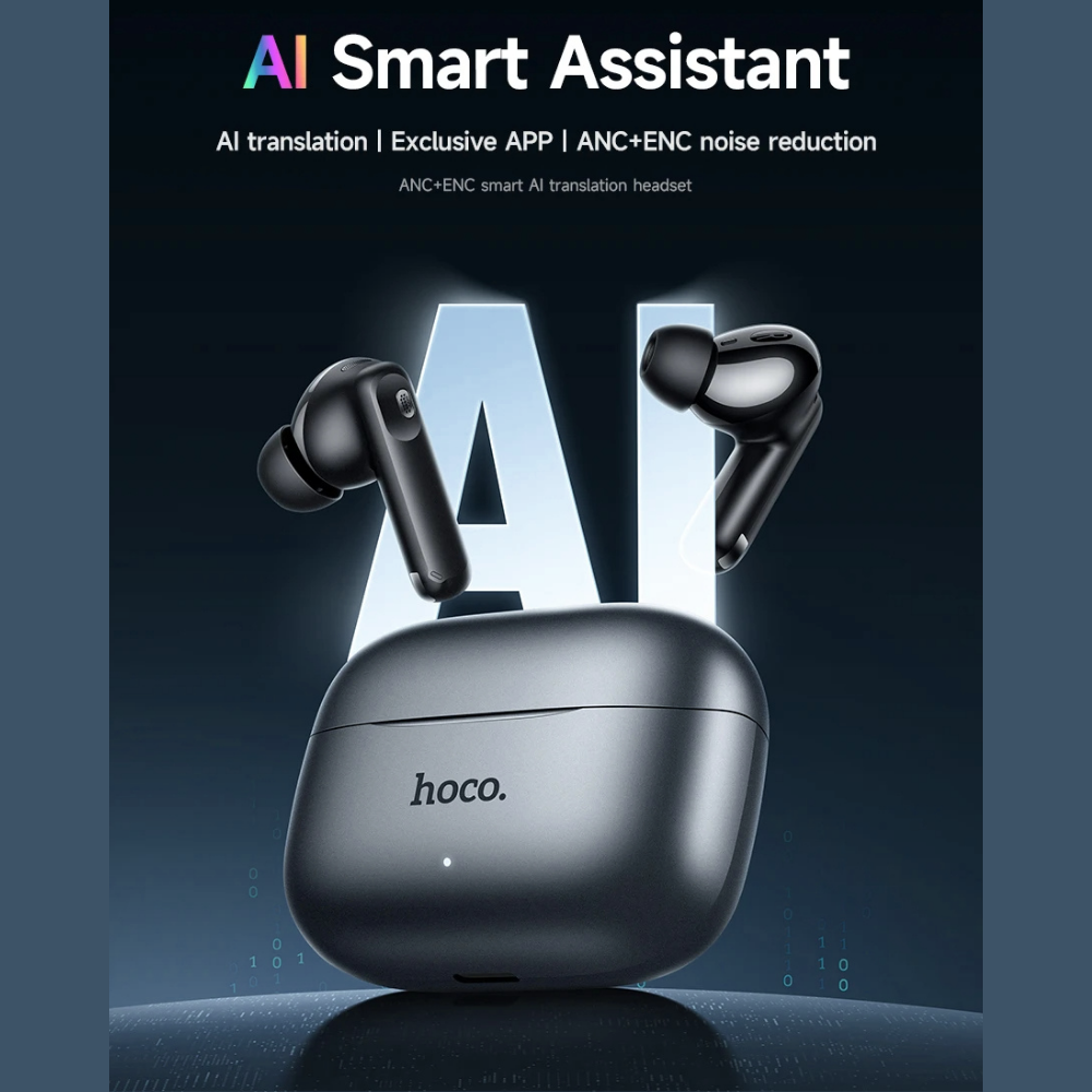 Hoco AI Translation Earbuds ANC + ENC Noise Reduction