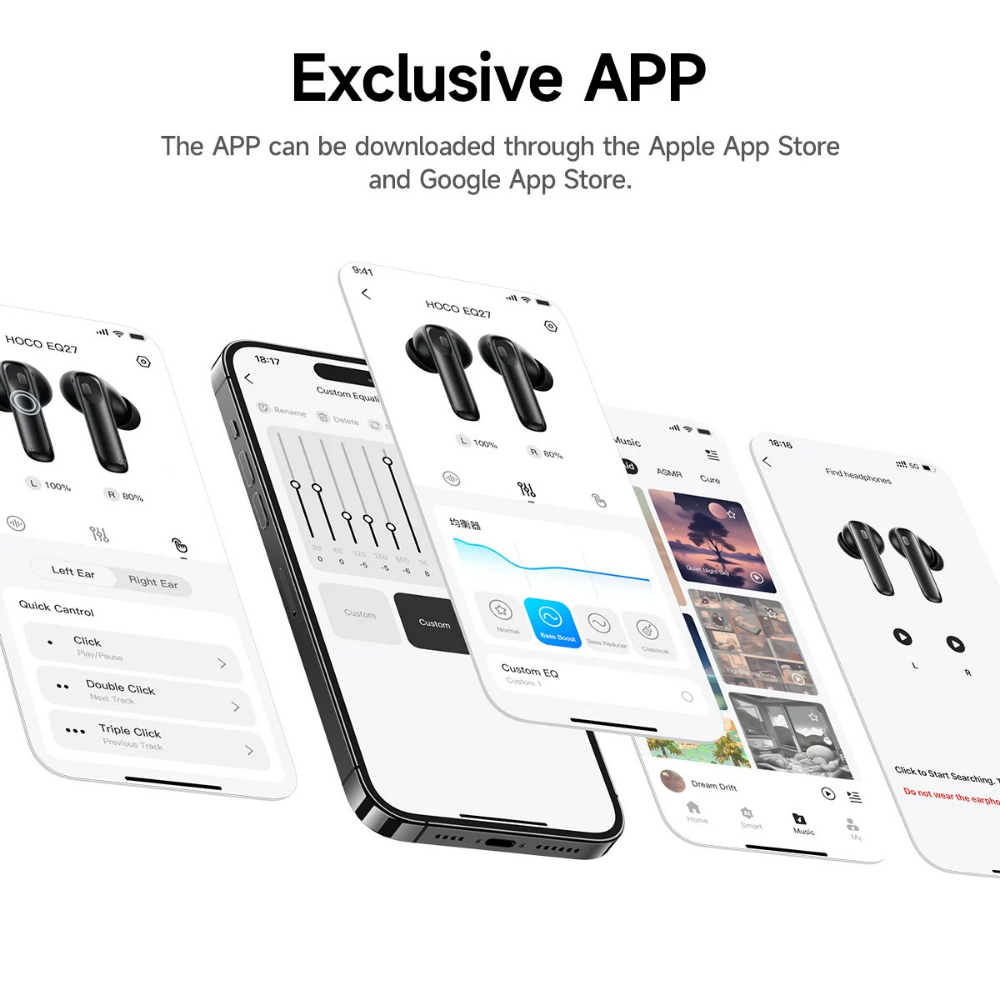 Hoco AI Translation Earbuds ANC + ENC Noise Reduction