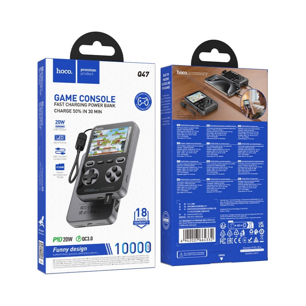 Hoco Game Console with PD20W Power Bank 10000mAh Q47 - Cle Market