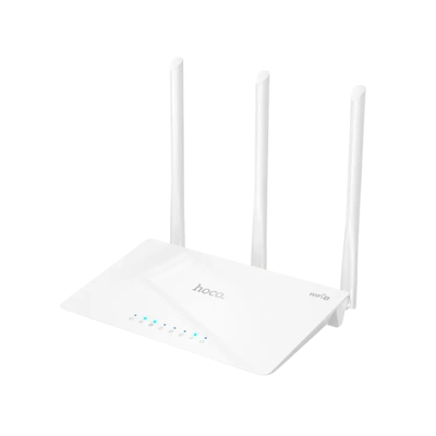 Hoco 2.4G Three Antennas Wireless Router WiFi-4 HI30