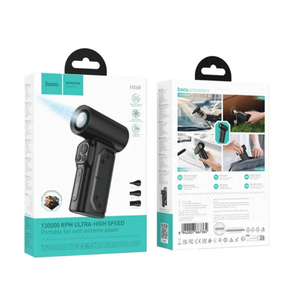 Hoco 130000RPM Ultra High Speed Portable Jet Fan