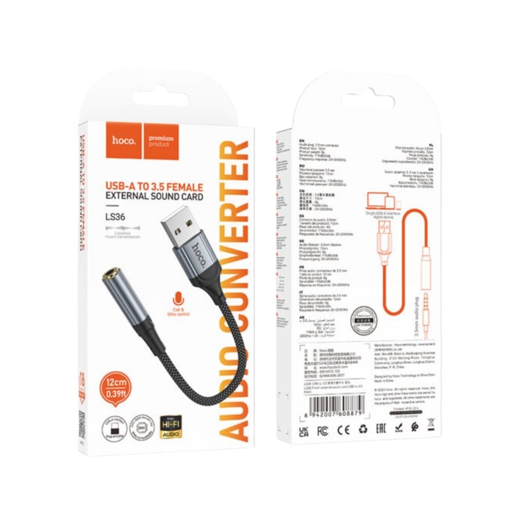 Hoco LS36 USB Sound Card