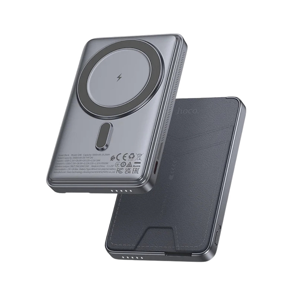 Hoco PD20W Magnetic Power Bank with Card Phone Holder Q46 - Cle Market