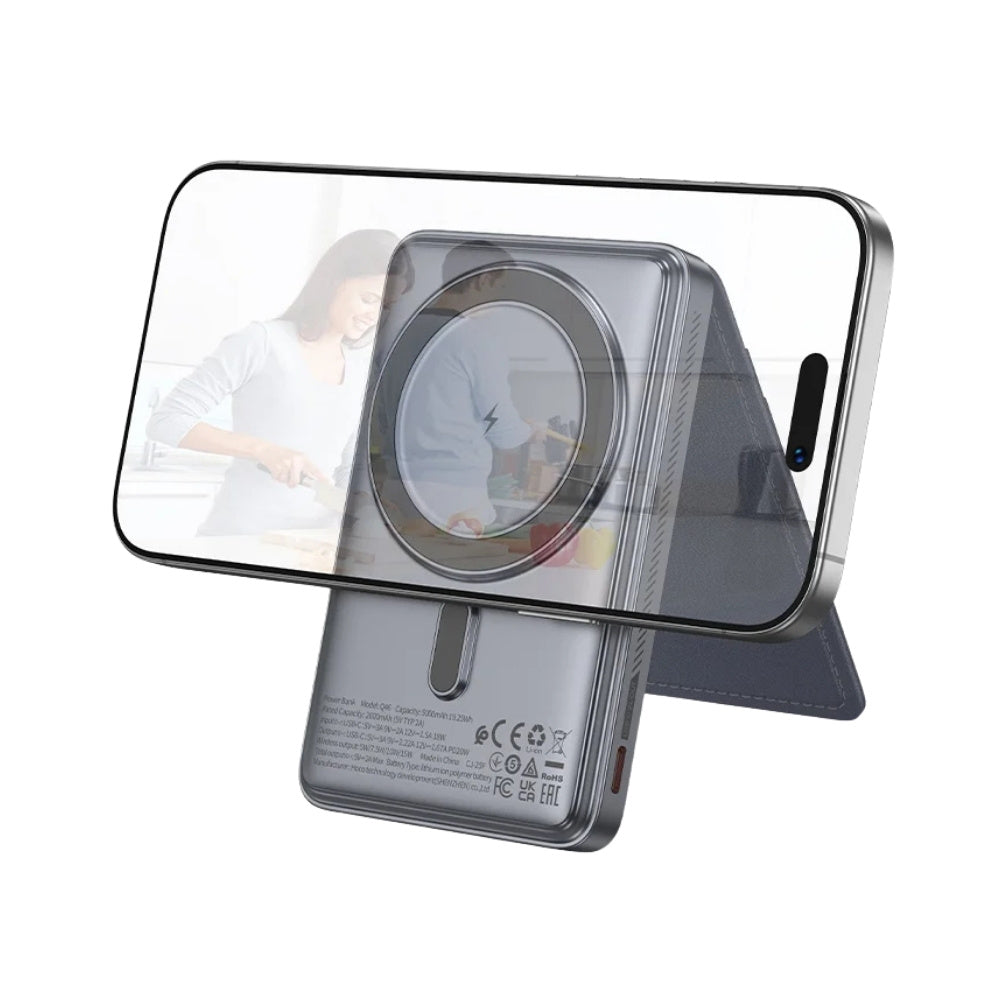 Hoco PD20W Magnetic Power Bank with Card Phone Holder Q46 - Cle Market