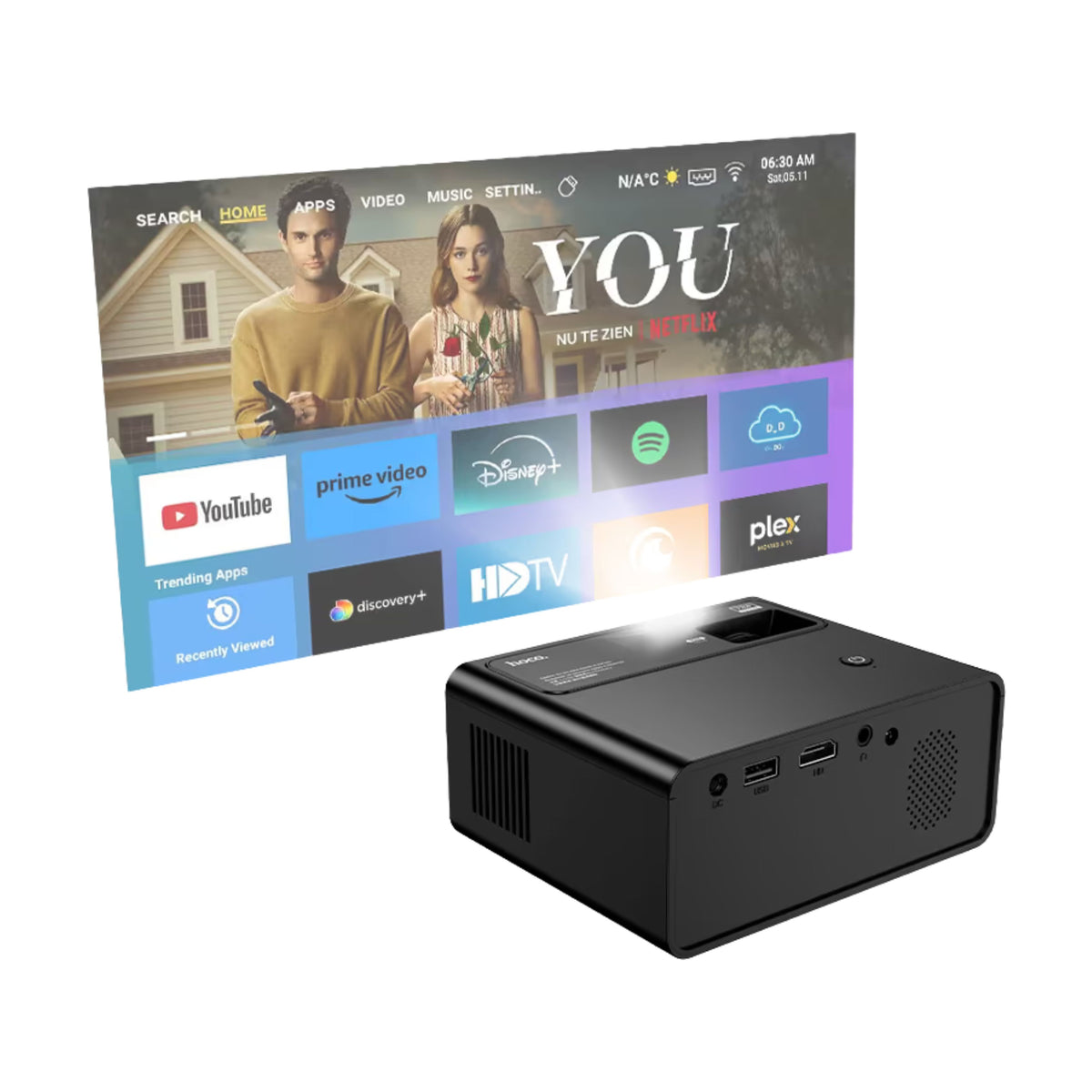 Hoco DT6 720p Wireless Projector