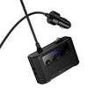 Hoco Cigarette Lighter 240W 3 in 1 Car Charger