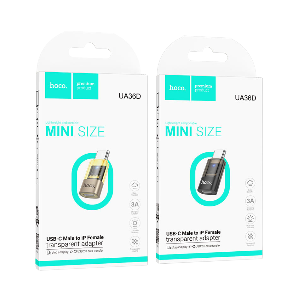 Hoco Adapter USB-C to Lightning UA36D - Cle Market