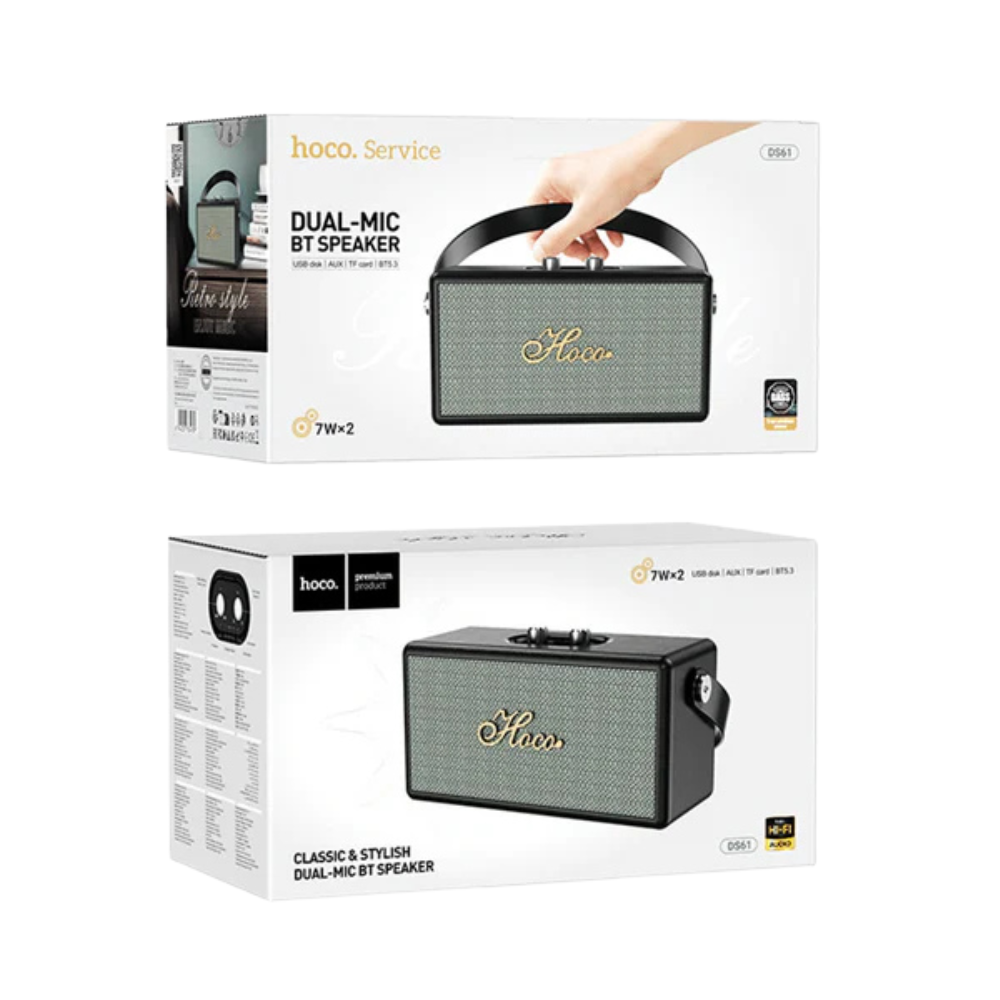 Hoco DS61 Retro Leather Bluetooth Speaker