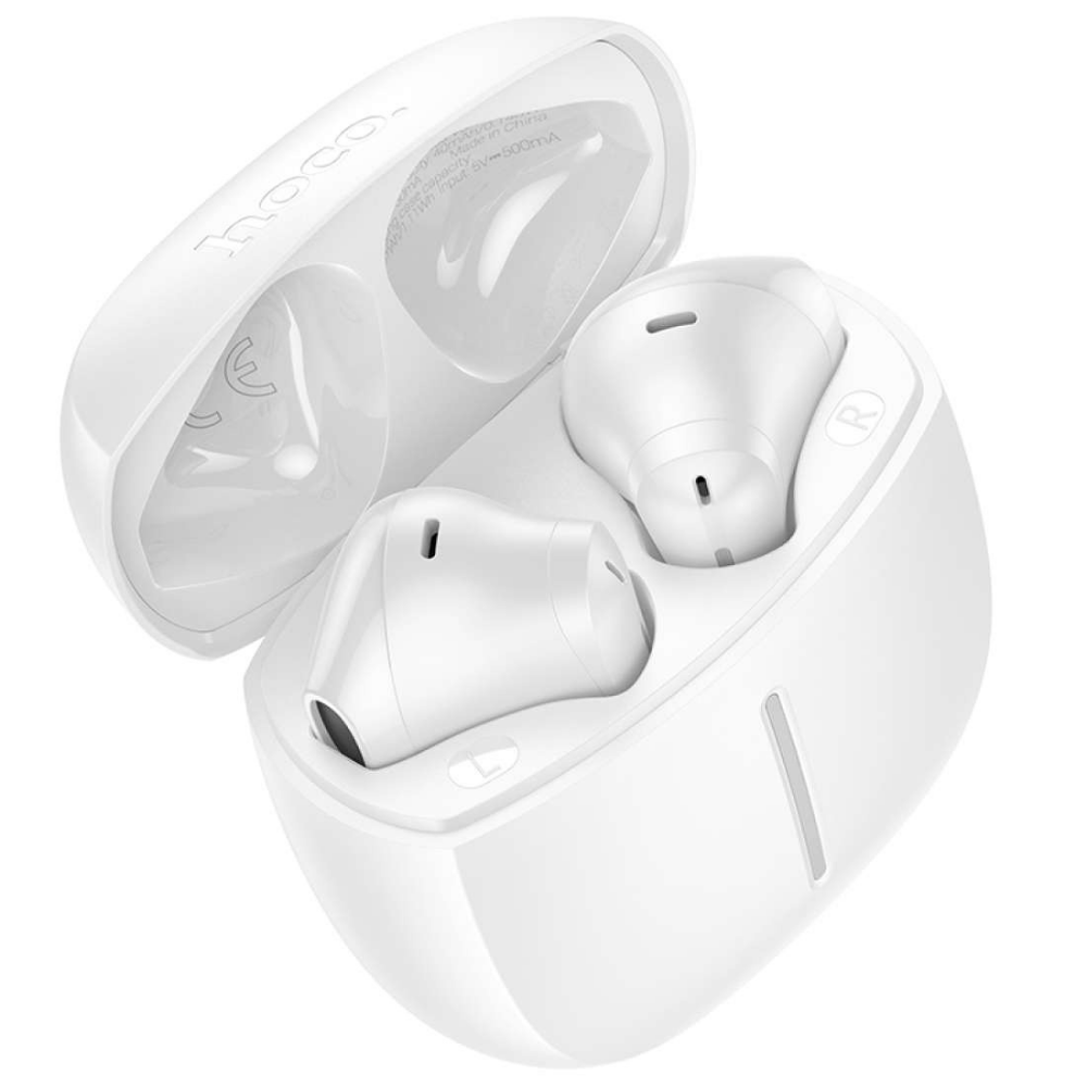Hoco EQ33 Comfortable Semi-In Ear Headset White