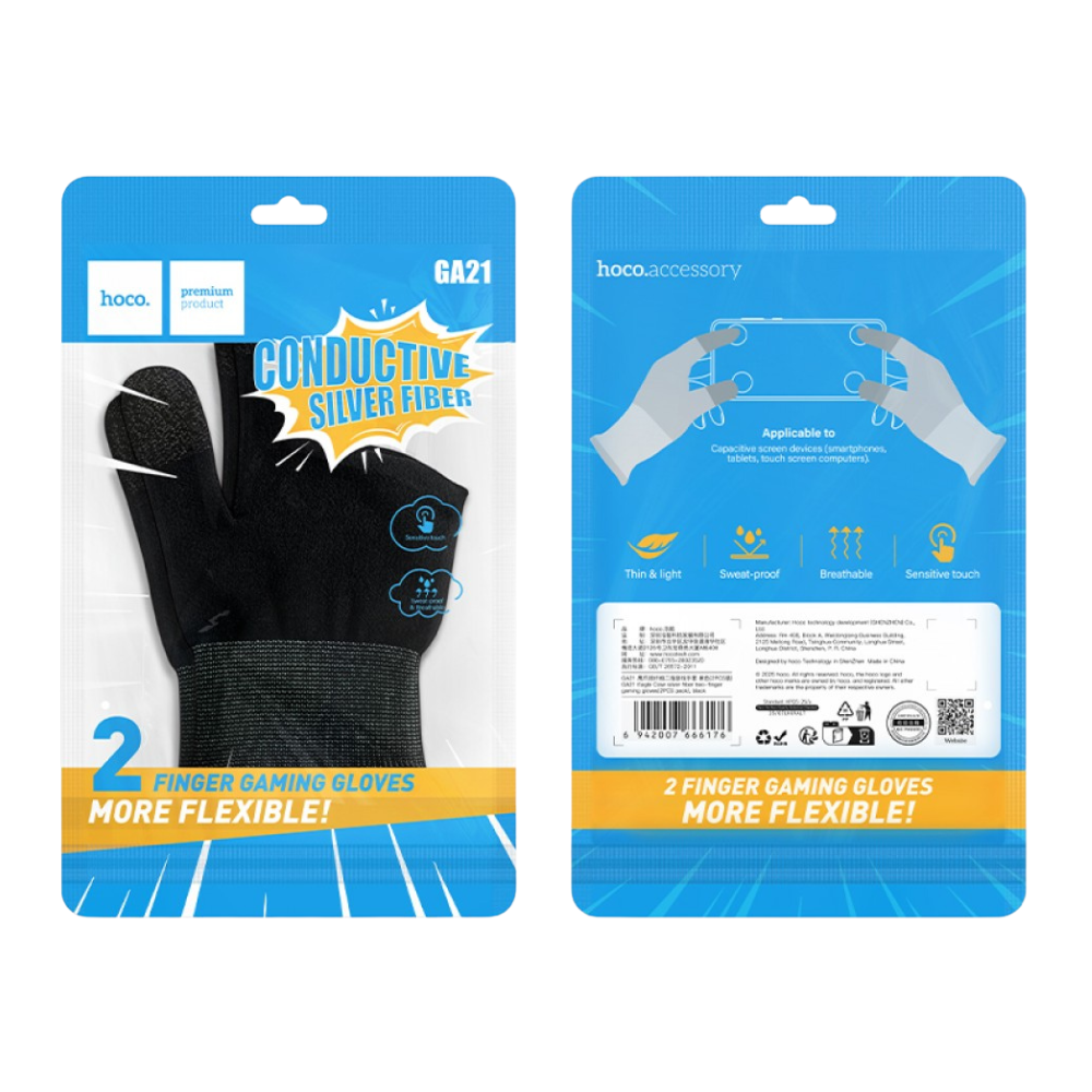 Hoco GA21 Eagle Claw Gaming Gloves Two-Finger - Cle Market