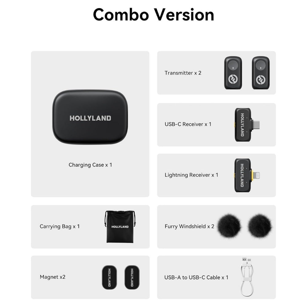 Hollyland Lark A1 Combo Wireless Microphone