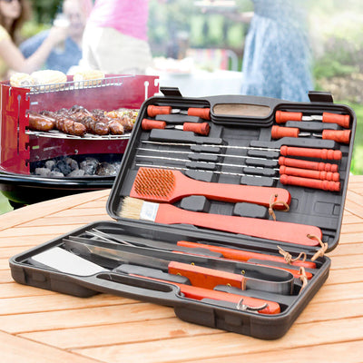 InnovaGoods Barbecue Case Barbecase 18 Pieces