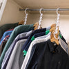 InnovaGoods Hanger Organiser for 40 Items Plusrobe 24 Pieces