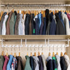 InnovaGoods Hanger Organiser for 40 Items Plusrobe 24 Pieces
