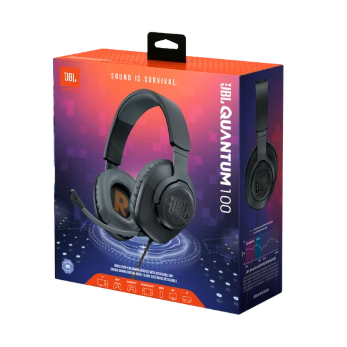JBL Quantum 100 Wired Gaming Headset