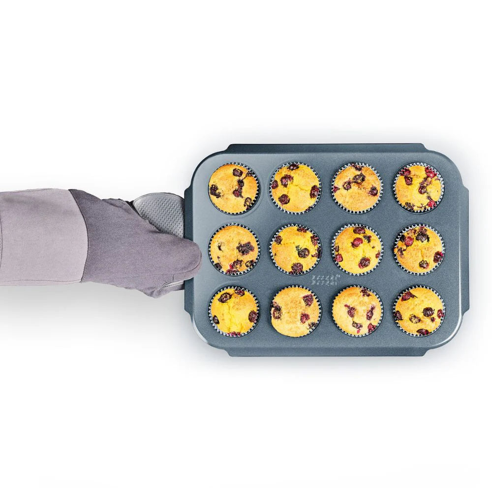 Joseph Joseph Nest Bake Non-Stick 12 Cup Blue Muffin Tray