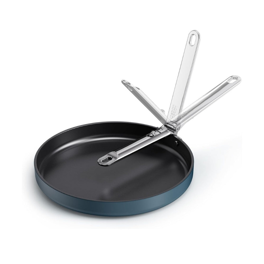 Joseph Joseph Space Folding Handle Ceramic Non-stick 30cm Blue Frying Pan - Cle Market