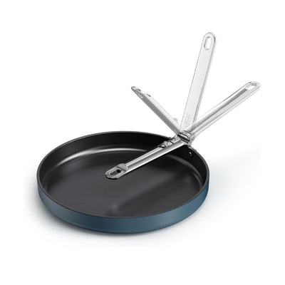 Joseph Joseph Space Folding Handle Ceramic Non-stick 30cm Blue Frying Pan - Cle Market