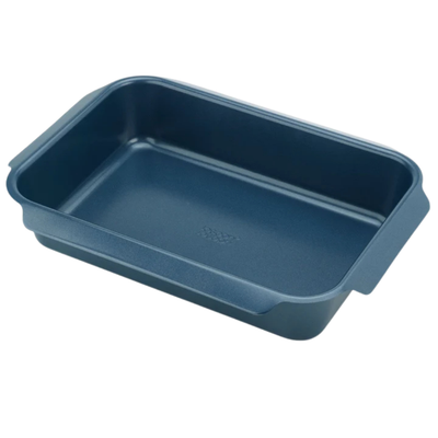 Large Joseph Joseph Nest oven tray with a sleek design, ideal for baking and roasting various dishes.