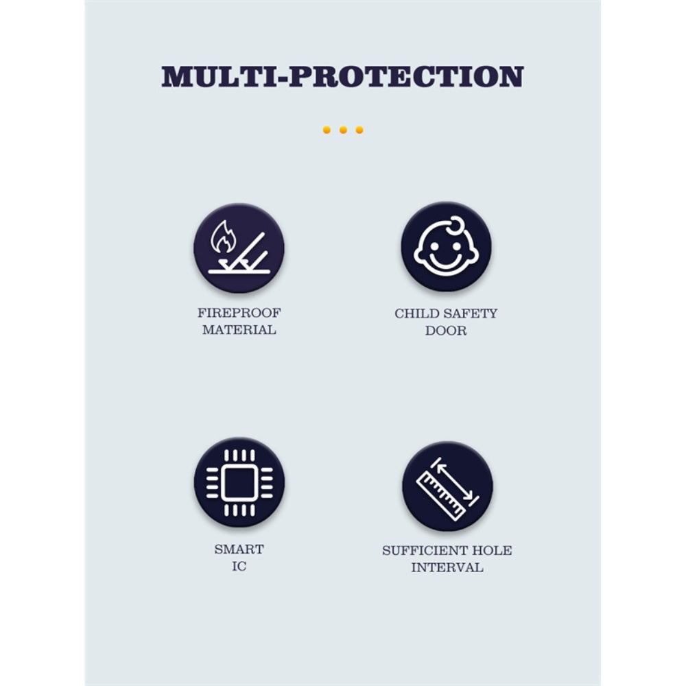 Ldnio 2 AC Outlets Portable Extension Power Socket SC2311