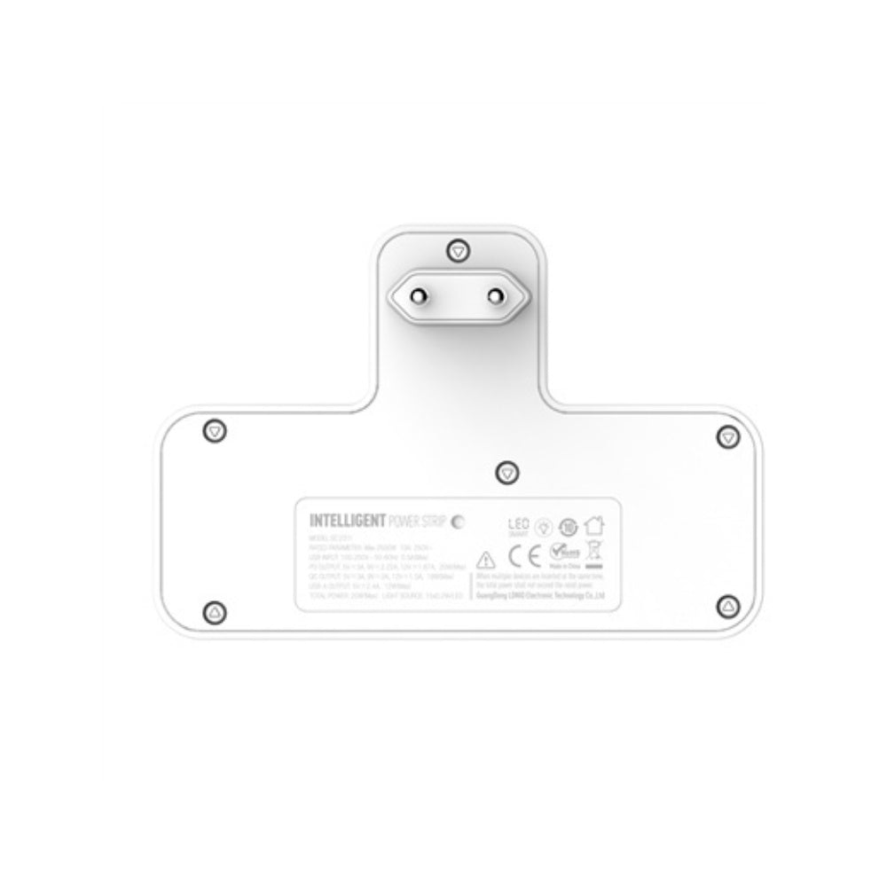 Ldnio 2 AC Outlets Portable Extension Power Socket SC2311