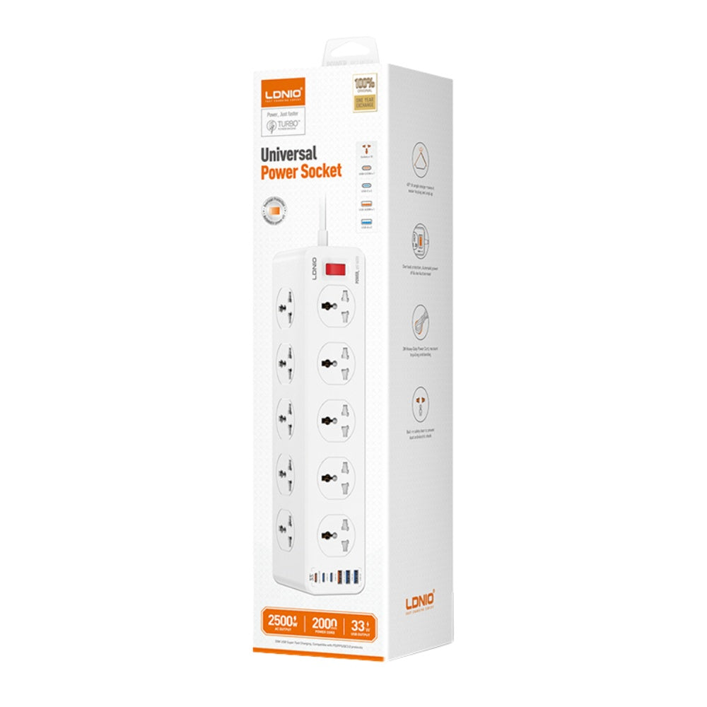 Ldnio Power Socket 2500w PD20W SC10610