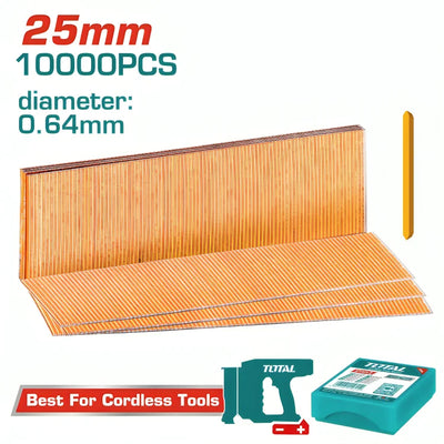 Total TAC06825 25mm Brad Nails, 10000pcs - product view