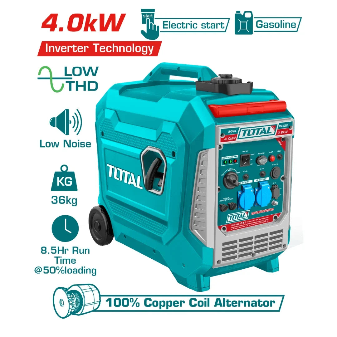 Total TP547506E Gasoline Generator - product view