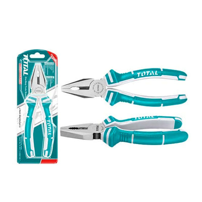 Total THT110606P combination pliers with gripping jaws, cutting edges and ergonomic handles