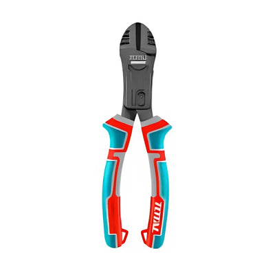 Total THTC530806 cutting pliers with hardened edges and ergonomic hand grips