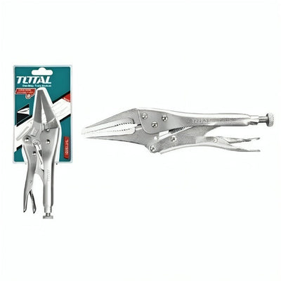 Total THT19902 locking pliers with adjustment screw, release lever and gripping jaws