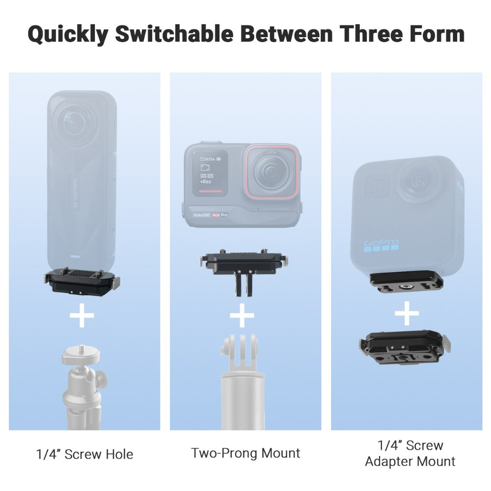 Magnetic Mount Base for GoPro & Insta360