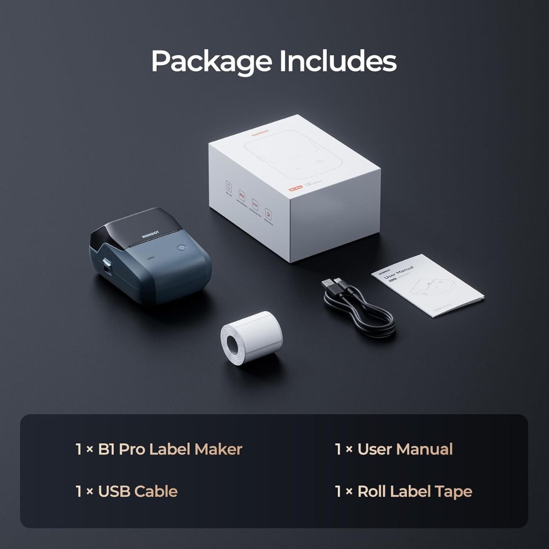 NIIMBOT B1 Pro Bluetooth Label Printer