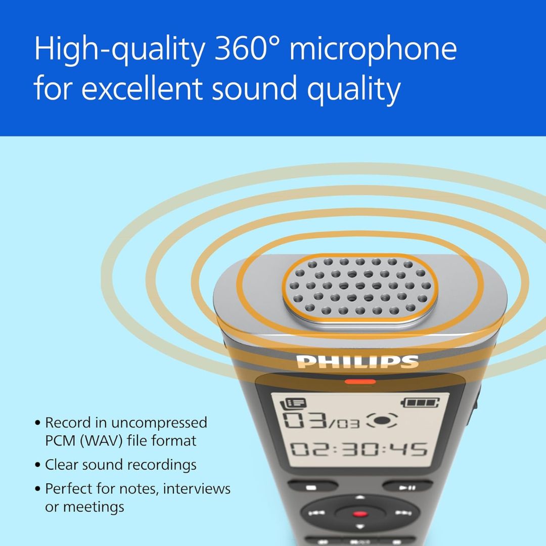 Philips DVT1170 VoiceTracer Recorder