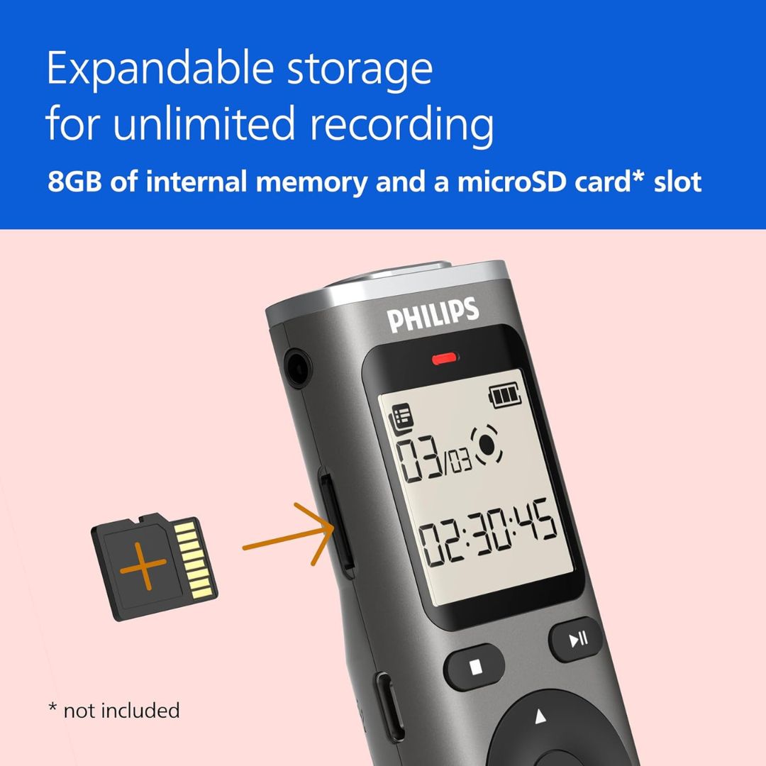 Philips DVT1170 VoiceTracer Recorder