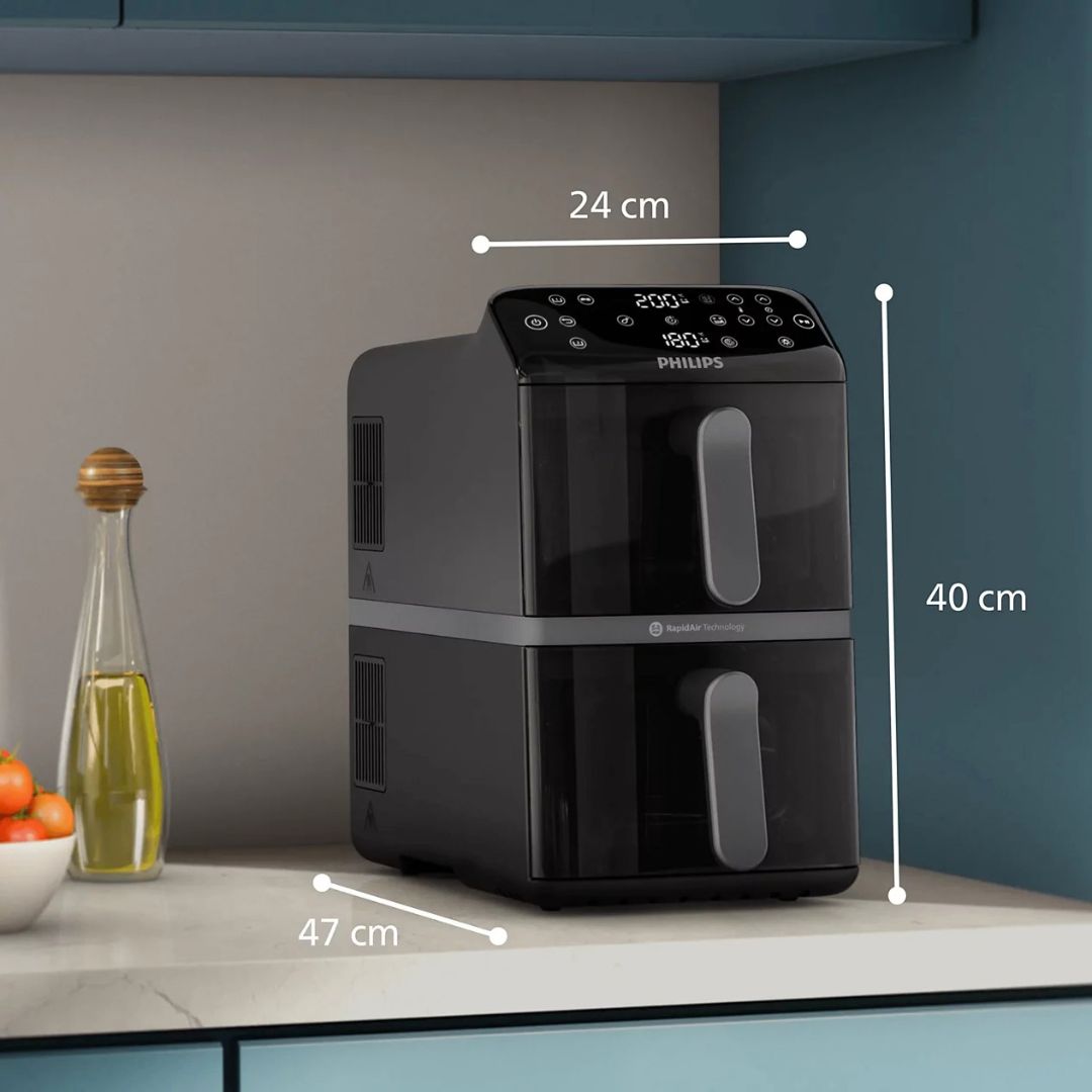 Philips NA460 10L Dual Basket Airfryer