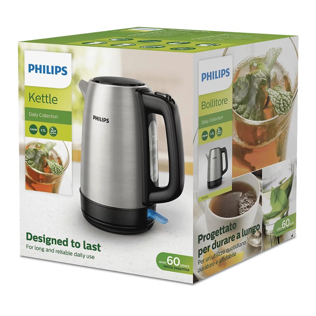 Philips HD9350 1.7L Metal Kettle