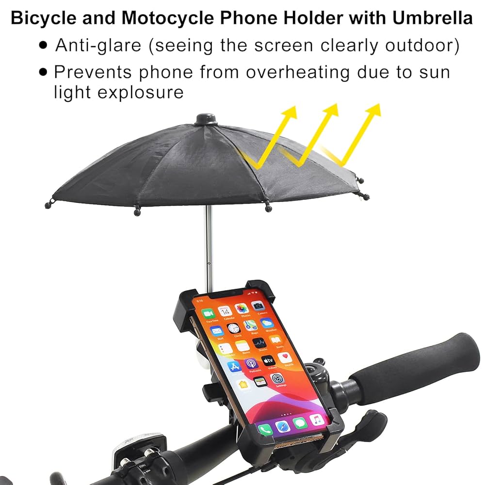 Phone Umbrella for Sun with Suction Cup