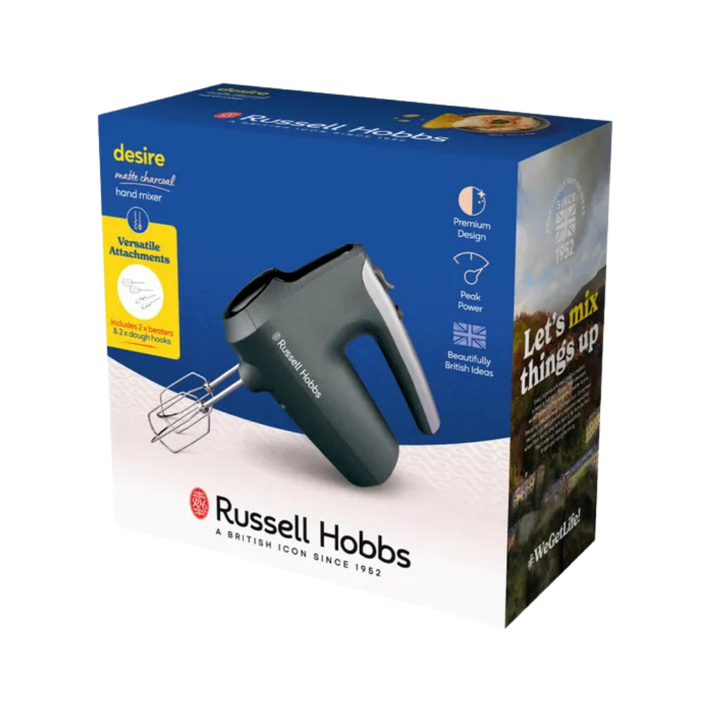 Russell Hobbs Desire Matte Charcoal Hand Mixer