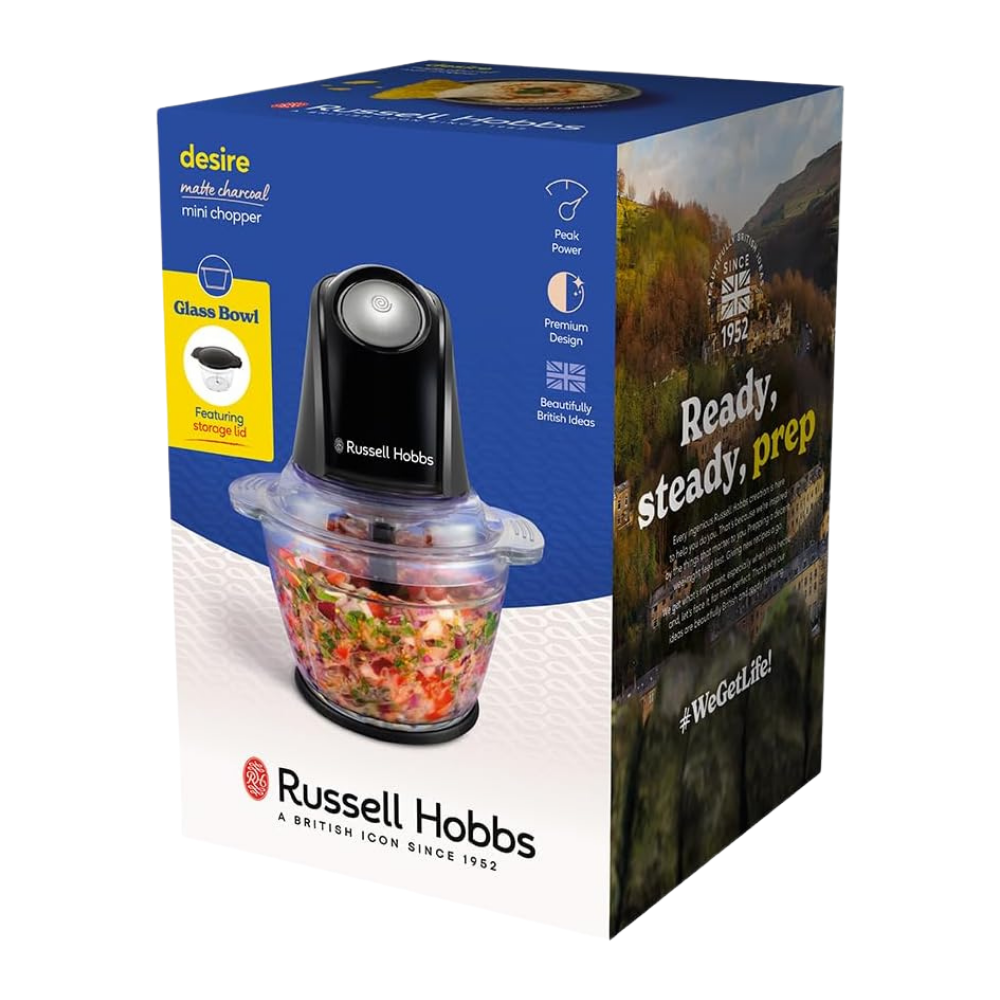 Russell Hobbs Desire Matte Charcoal Mini Chopper