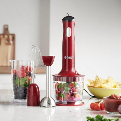 Russell Hobbs Desire Red 3 in 1 Hand Blender