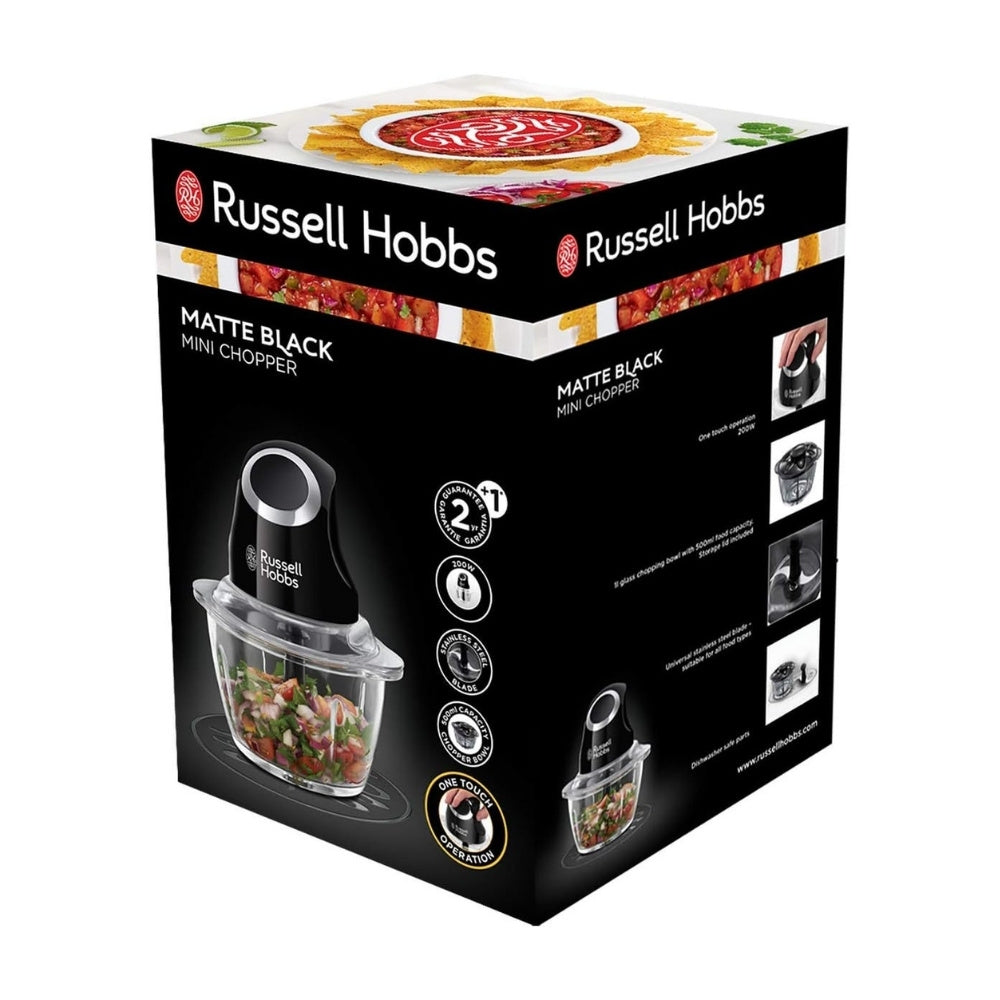 Russell Hobbs Matte Black Mini Chopper
