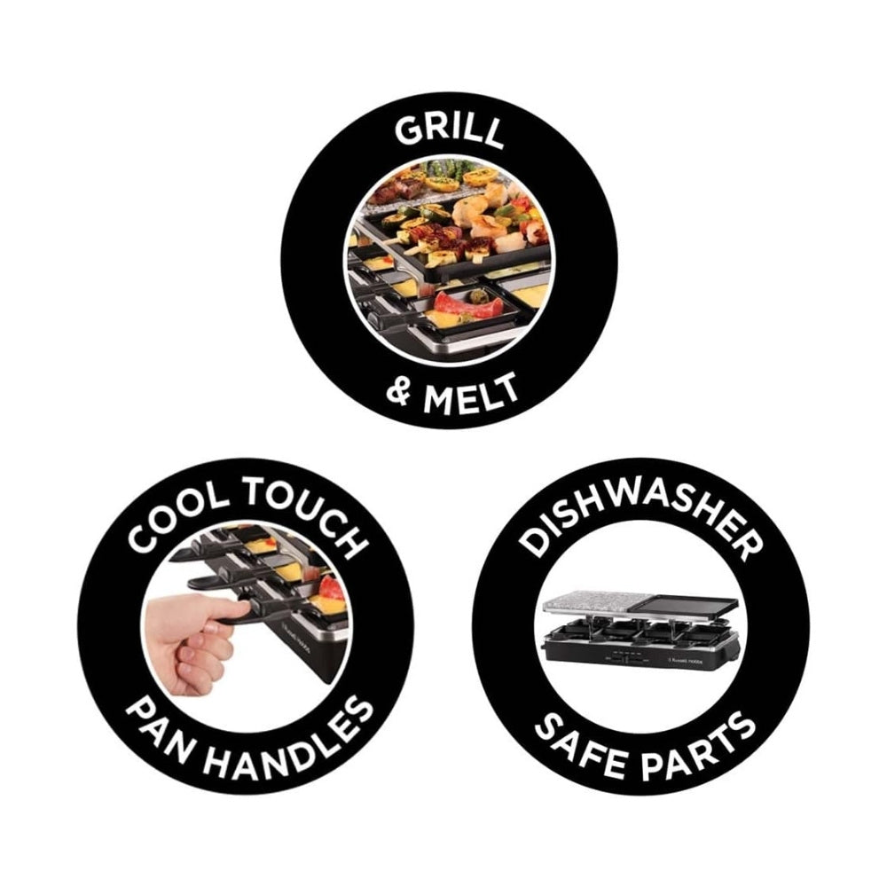 Russell Multi Raclette Non-Stick Grill 3 in 1 - Cle Market